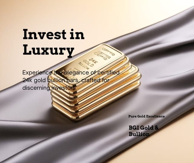 Certified 24k gold bullion bars
